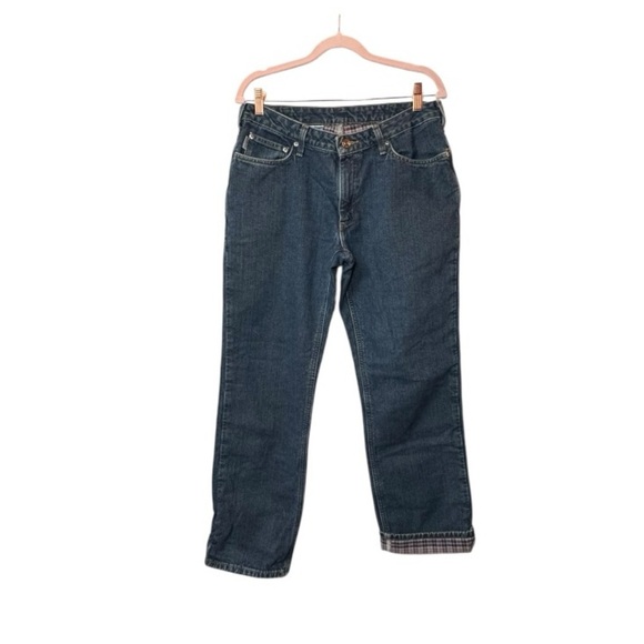 Carhartt Denim - CARHARTT Blue Insulated Original Fit Straight Jeans 8